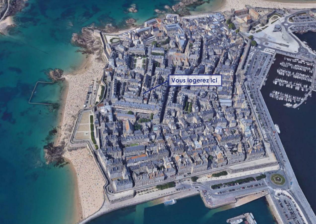 Saint Malo Intra-Muros Appartamento Esterno foto